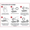 TOALLERO DOBLE ADHESIVO 45CM Toallero Doble Adhesivo 45cm