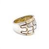 Anillo Cúpula-Plata y Oro-Sin Piedra-AN5419 sinpiedra