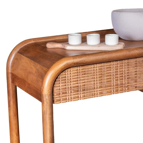 CONSOLA MADERA-DE-MANGO MARRON BENTO WALNUT