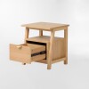 MESA DE NOCHE LATTE ROBLE CLARO - UNICO