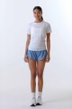 Polo Feather Tech+ Short-Sleeve Top Mujer Black