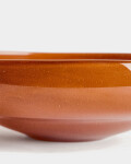 Centro de mesa Denuo de vidrio terracota Ø34 cm
