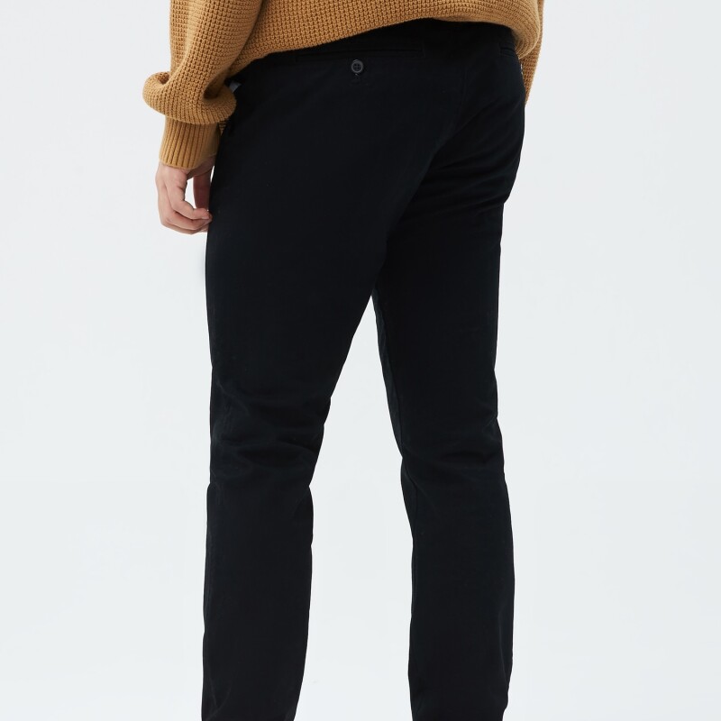 V-ESSENTIAL KHAKI SKINNY FIT TRUE BLACK