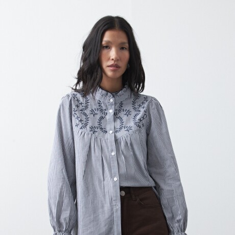 CAMISA FIRA Negro/Blanco