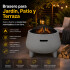Brasero Fogón Quemador Redondo Fire King Dw639 BRASERO FIRE KING 60X60 DW639