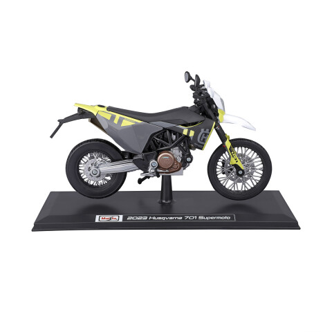 Motocicleta Maisto Husqvarna 701 Supermoto Escala 1:12 U