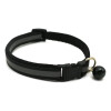 Collar Para Gato Ajustable Reflectivo Con Cascabel NEGRO