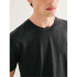 CAMISETA MM MASC PRETO MESCLA