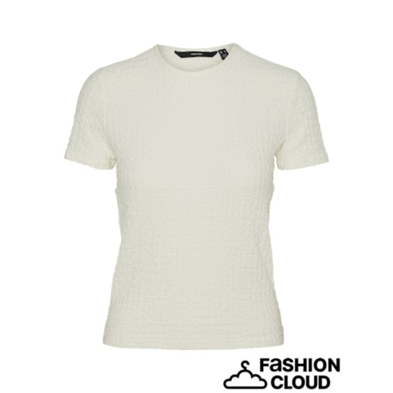 VMELENE SHORT SS TOP JRS SNOW WHITE