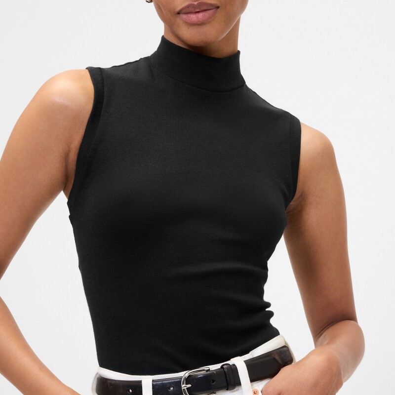 V-SL MOCKNECK TANK BLACK 1