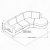 SOFA MOON 3 PUESTOS 305530 BEIGE 3PZS CD Unica