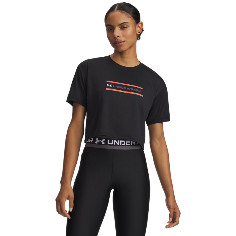 Tech Branded Crop SS-WHT BLK-001