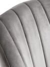 Silla de comedor ADSLEV terciopelo gris/nat Silla de comedor ADSLEV terciopelo gris/nat
