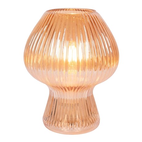 LÁMPARA DE MESA VIDRIO NATURAL-BEIGE LT95179