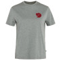 Polo Fjallraven Fox Boxy Logo Tee W Mujer Grey-Melange