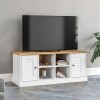 Rack de tv 2 Puertas 2 Estantes Linea Valenciana Blanco Rack de tv 2 Puertas 2 Estantes Linea Valenciana Blanco
