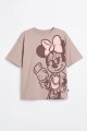 Remera m/c mujer MINNIE TOPO