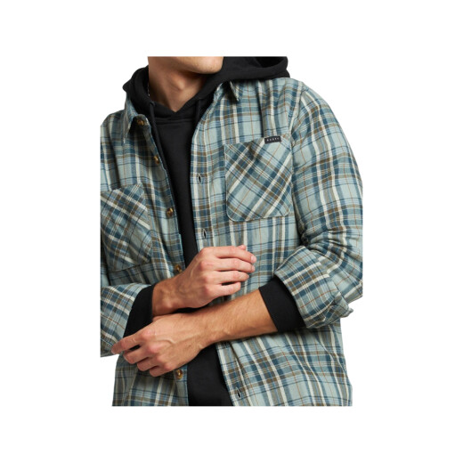 Camisa ML Rusty Abelio - Azul Camisa ML Rusty Abelio - Azul