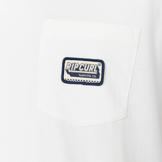 Remera Rip Curl Sportline Badge Ss Tee - Blanco Remera Rip Curl Sportline Badge Ss Tee - Blanco
