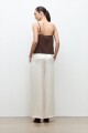 Pantalon recto crudo