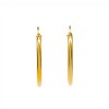 Caravanas aros de oro finos- Oro bajo - Sin piedra- CA8038 sinpiedra