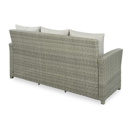 SET DE COMEDOR RATTAN-SINTETICO NATURAL-BEIGE MALIBU