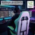 Silla Gamer Ergonomica Escritorio Reclinable con Apoyapies Soporta 200kg IMBACK Color Blanco y Verde Silla Gamer Ergonomica Escritorio Reclinable con Apoyapies Soporta 200kg IMBACK Color Blanco y Verde