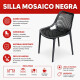 Silla reforzada Mosaico NEGRO