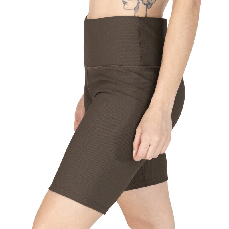 BIKER SHORT FEM POLY/SPX EVERLAST COFFEE BK W6 S BROWN