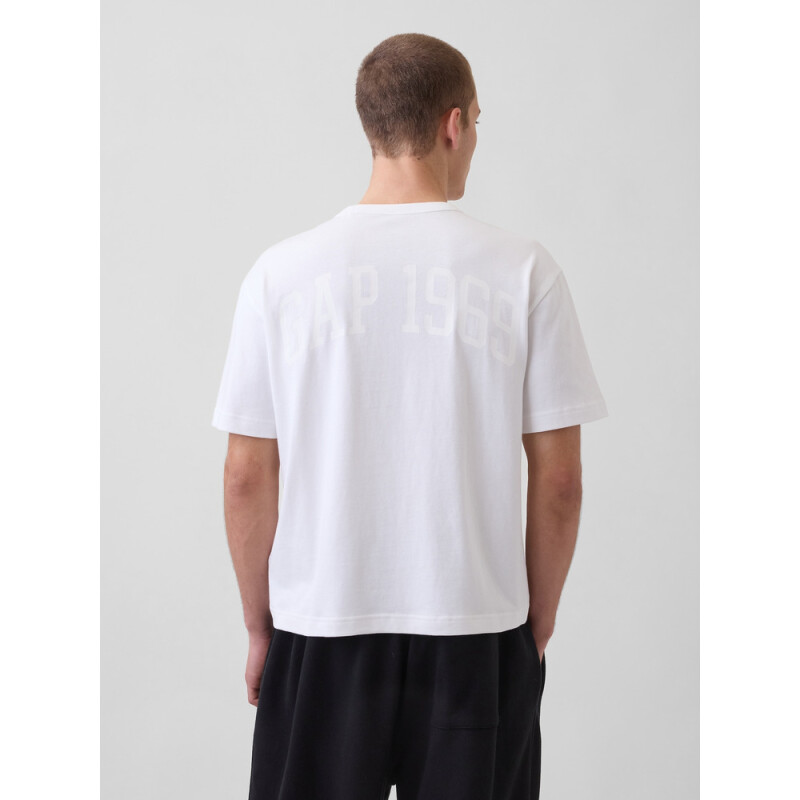 INTL HVY CROP LOGO T OPTIC WHITE V6