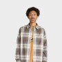 Camisa Peached Twill Check Hombre Chocolate Chip YD