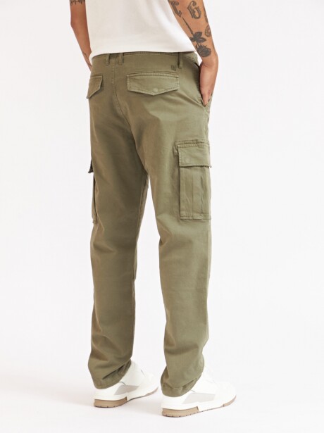 PANTALON CARGO ABETO VERDE