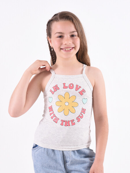 MUSCULOSA IN LOVE GRIS