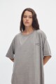 Vestido Pad Washed Grey