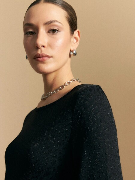 BLUZA ALLIE FROST NEGRO