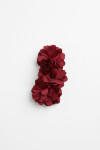 Broche banana flor rojo