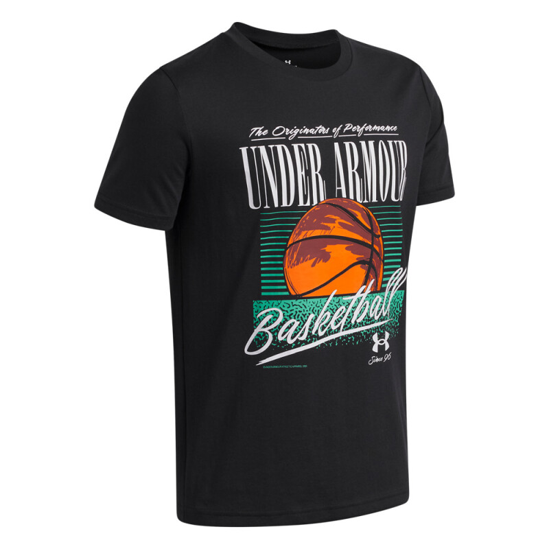 UA B Basketball SS-BLK BLK-001