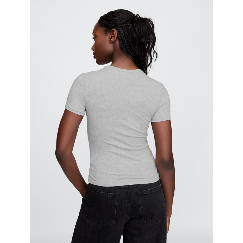 SS CLOSEKNIT CREW - 23 1/2 BC15 LT GREY HEATHER