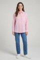 Camisa m/l rayada ROSA