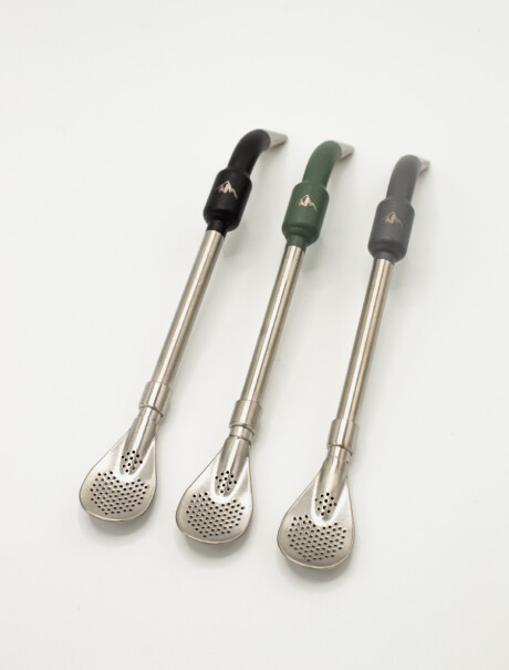 Bombilla de Acero inoxidable C/Protección Térmica Gris