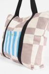 Bolso damero multicolor