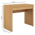 Escritorio Computadora Diseño 1 Cajón Miel 90 Cm Mdf Calidad Marrón 1