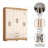 Ropero Abba 6 Puertas 2 Cajones NT6015 Freijo | Off White Ropero Abba 6 Puertas 2 Cajones NT6015 Freijo | Off White