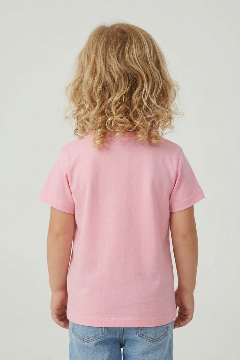 Remera m/c estampada Bloom by the Sea ROSA