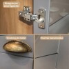 Bajo Mesada 3 Cajones + 2 Puertas (Con Tapa) - Linea Americana Gris