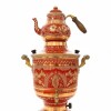 Samovar labrado azul Rojo