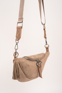 Cartera Gamuza Vegana Arena