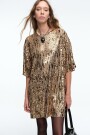VESTIDO LENTEJUELAS Oro