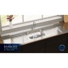 Mesada con pileta simple de acero inox 100 cm con Válvula Mesada Con Pileta Simple De Acero Inox 100 Cm Con Válvula