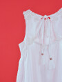 VESTIDO SIRENA BLANCO.